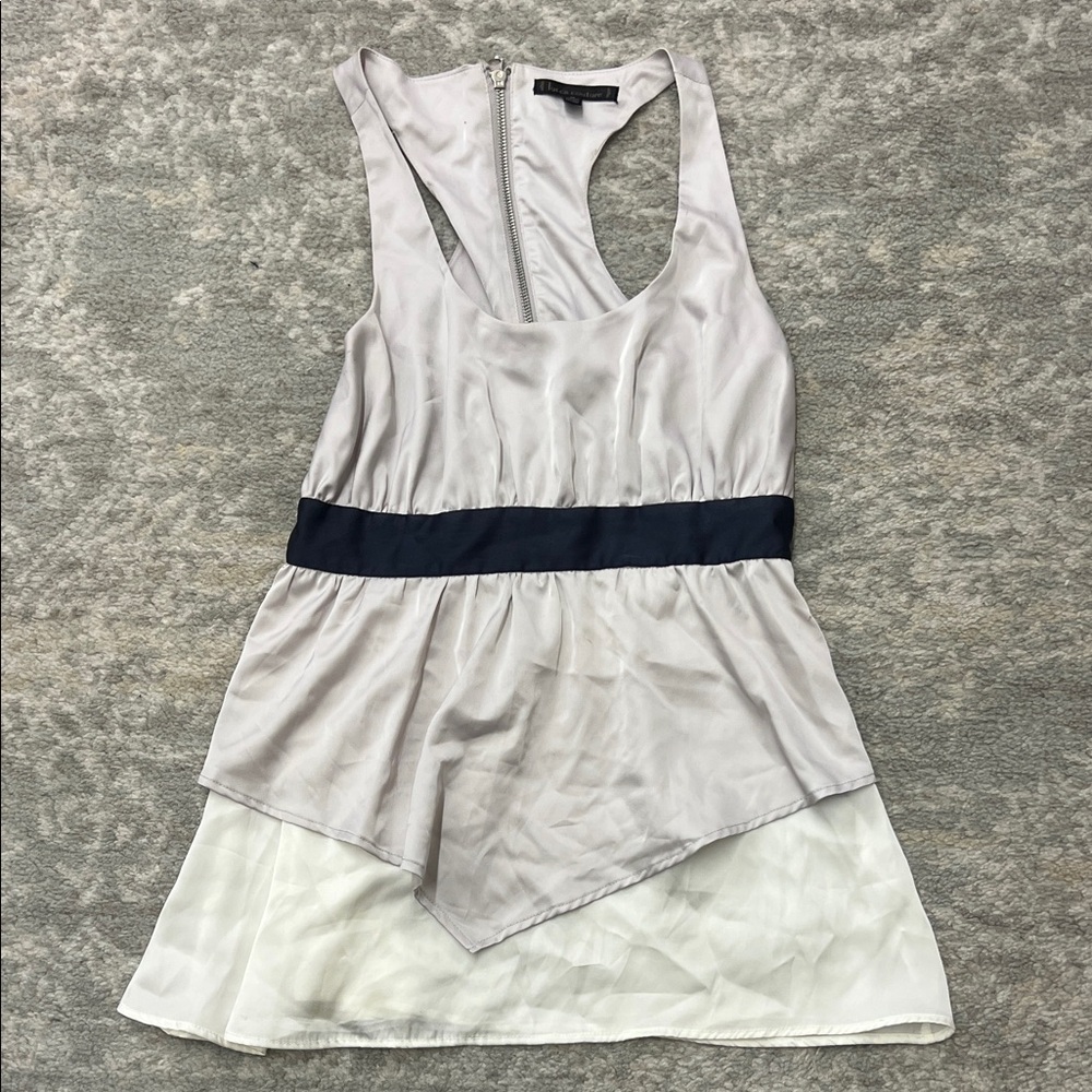 Lucca Couture Silver Sleeveless Top